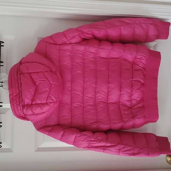DKNY Pink Down Puffer Jacket Size M - Picture 6 of 16